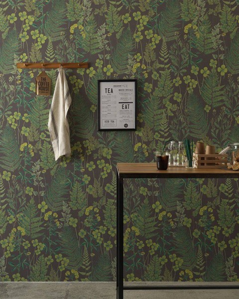 FLAX WALLPAPER | Botanical | FWP-BTN-03